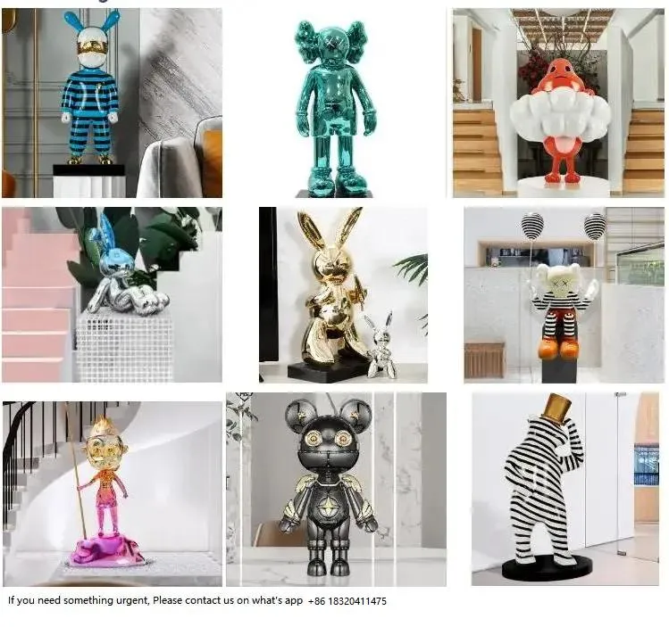 1: 1 Original Good Quality Sitting Size Kaws Replica Statue Action Figure Toys