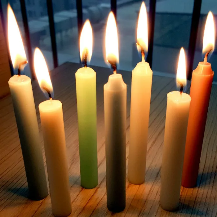 1.7*16 Good Quality Paraffin White Candle for Religions
