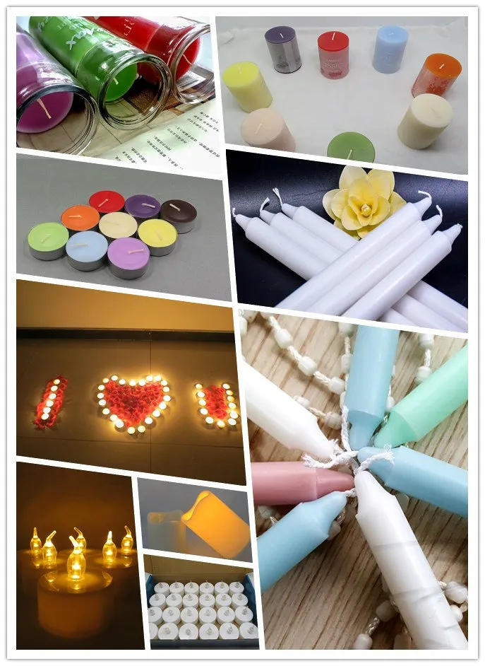1.7*16 Good Quality Paraffin White Candle for Religions