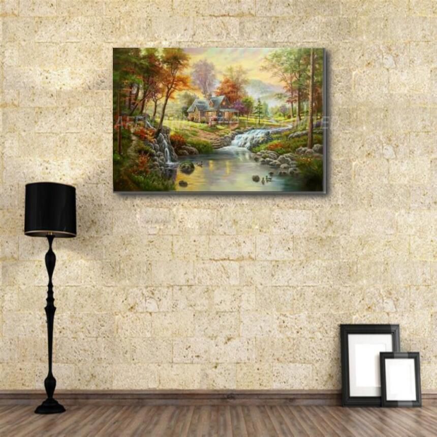 100% Handmade Canvas Oil Painting-Classical Landscape