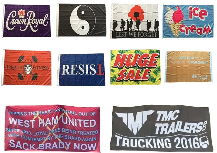 100d Polyester 3X5 4X6 5X8 FT USA Election Keep America Great Customized 2024 Donald Trump Flags Banners