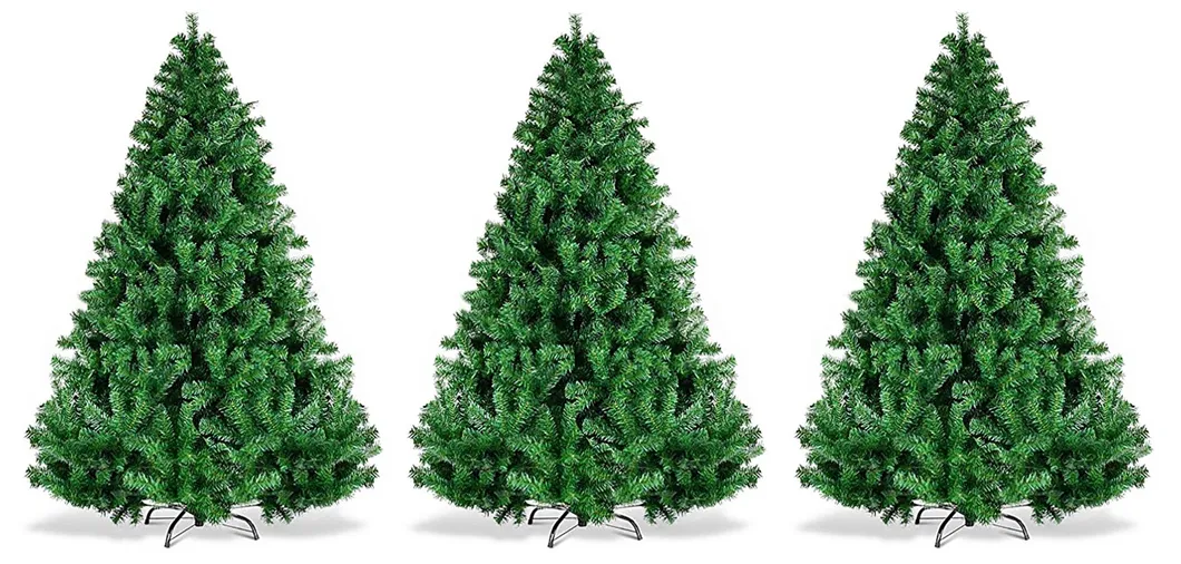 120cm 180cm 150cm Hooked Tree White Flocking Snow Hooked Christmas Tree