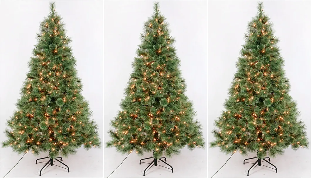 120cm 180cm 150cm Hooked Tree White Flocking Snow Hooked Christmas Tree