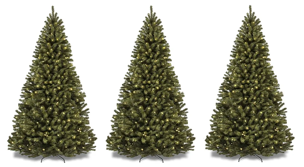 120cm 180cm 150cm Hooked Tree White Flocking Snow Hooked Christmas Tree
