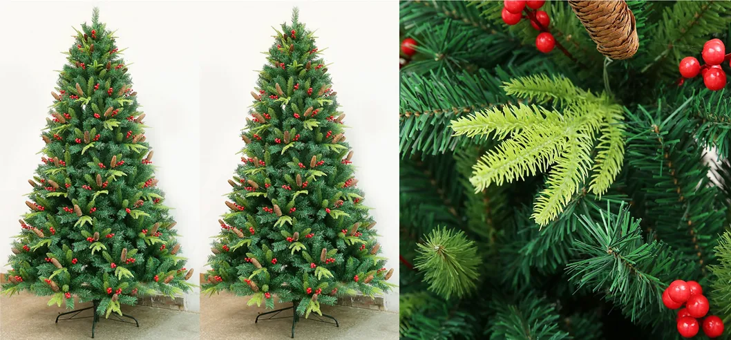 120cm 180cm 150cm Hooked Tree White Flocking Snow Hooked Christmas Tree