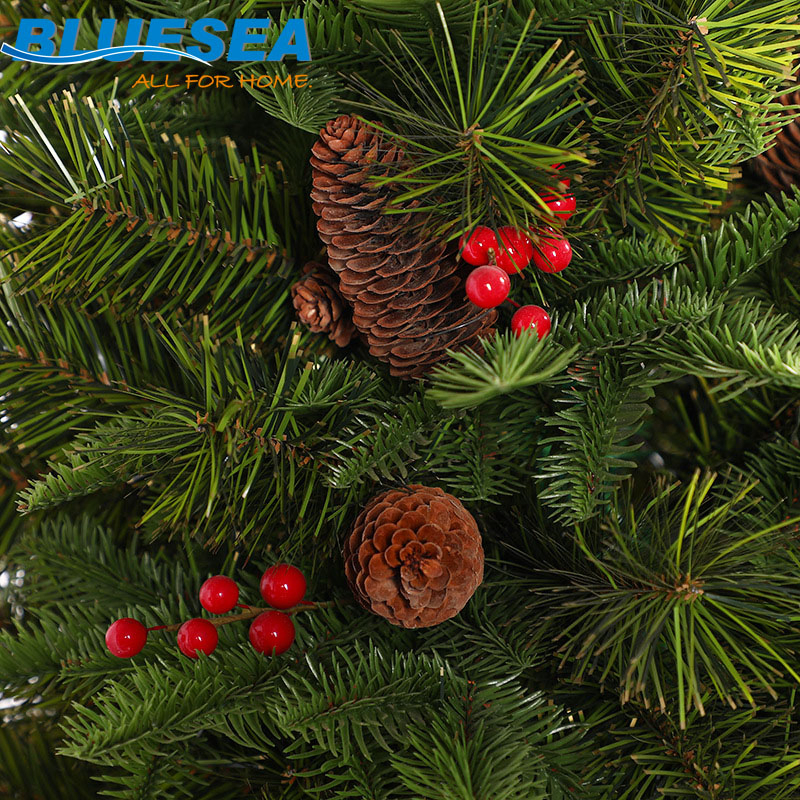 180cm Red Pine Cone Encrypted Mixed Exquisite Christmas Tree Flame Retardant Material