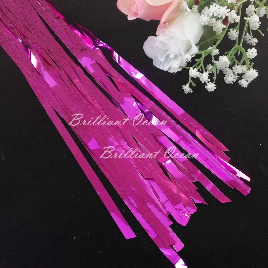 1mx2m Rose Tinsel String Foil Fringe Curtain Sparkly Shimmer Party Wedding Birthday Decoration