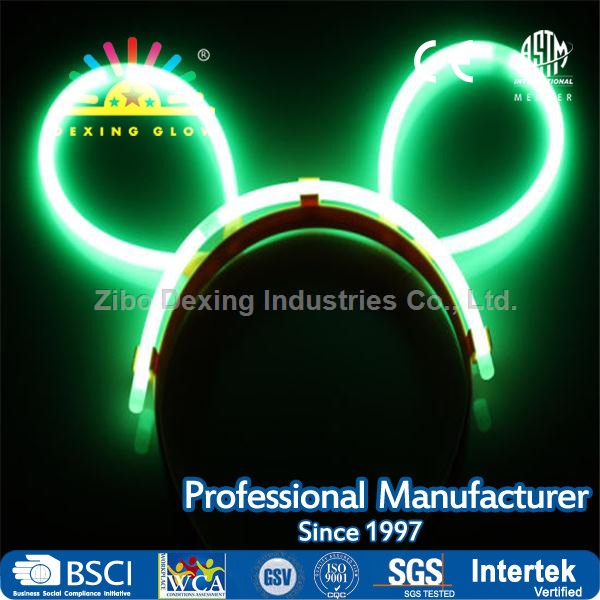 2021 hot products hairpin for kids glow in the dark headband sticks