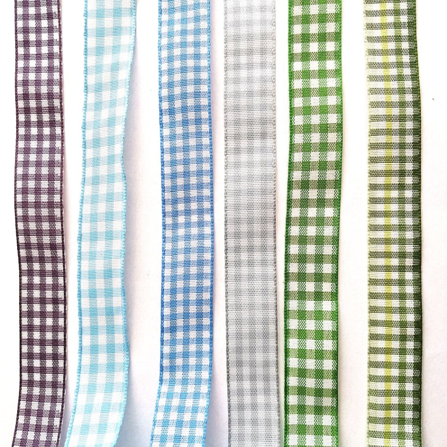 2021 Amazon Hot Selling Wholesale 3 Inch Gingham /Lattice Ribbon Polyester