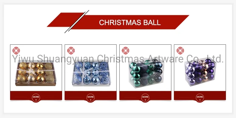 2020 New Design High Sales Christmas Ball for Holiday Wedding Party Decoration Supplies Hook Ornament Craft Gifts
