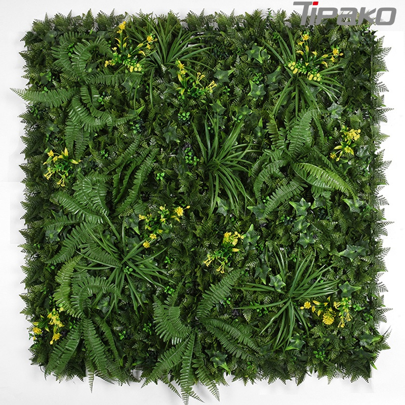 2021 100*100cm PP Festival Artificial Shrub Hedge Screening for Outdoor