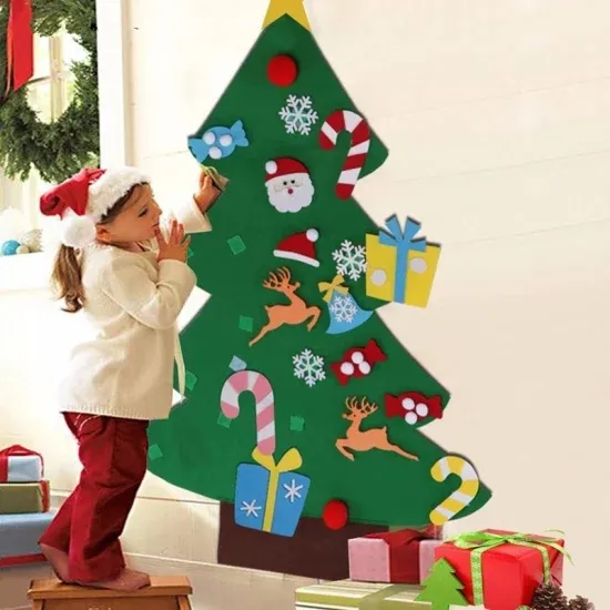 2021 New Christmas Decoration Hand-Painted Ceramic Hallowmas Home Decoration Gift with LED Light