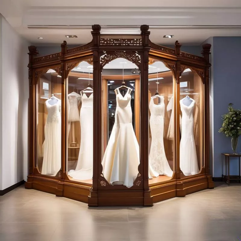 What Are the Sustainable Benefits of Choosing a Wooden Wedding Dress Display Rack for Your Store