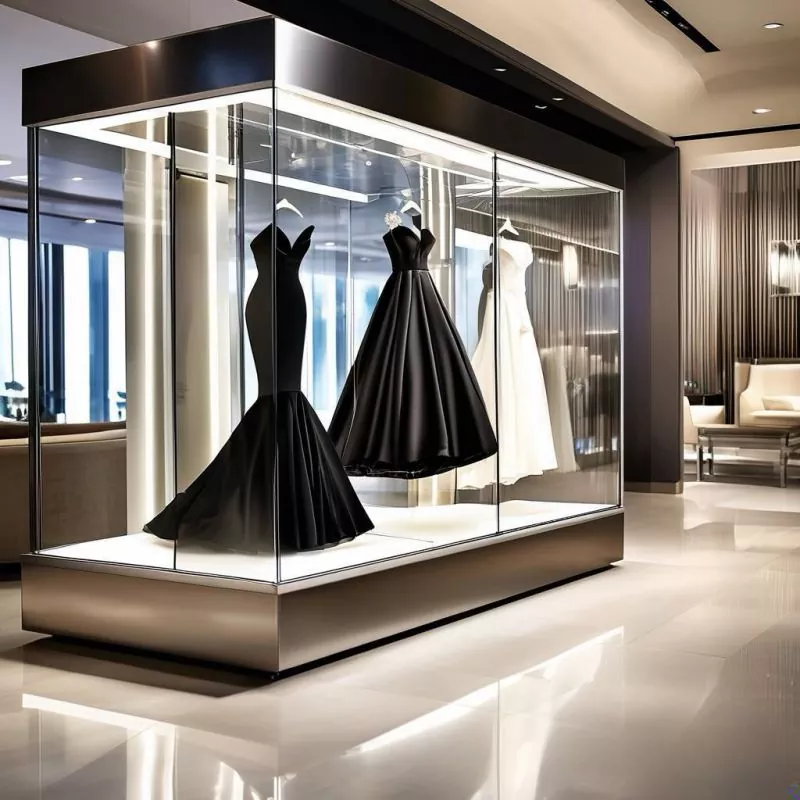 How Does a Stainless Steel Wedding Dress Display Rack Improve Customer Shopping Experience