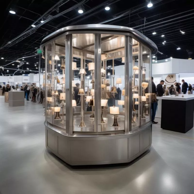 How Can an Iron Rotating Lighting Display Cabinet Increase Sales for High End Merchandise
