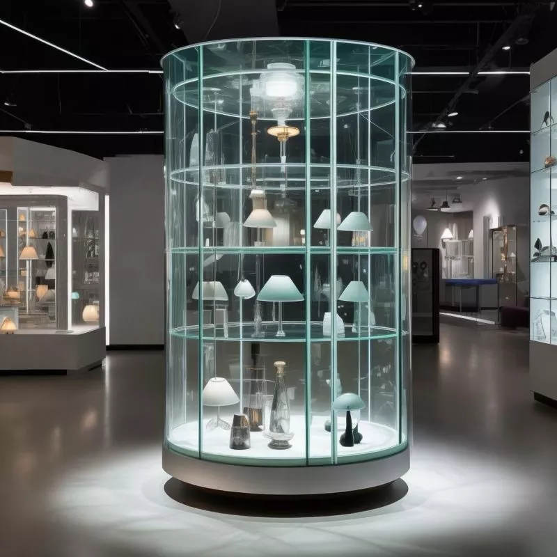 Why Does a Glass Rotating Lighting Display Cabinet Improve Customer Engagement in Jewelry Stores