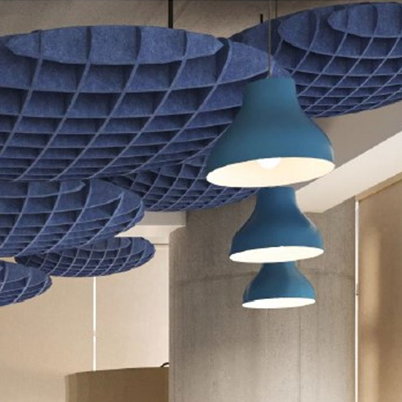 Why should architects choose bold new colors of PET acoustic panels for commercial spaces