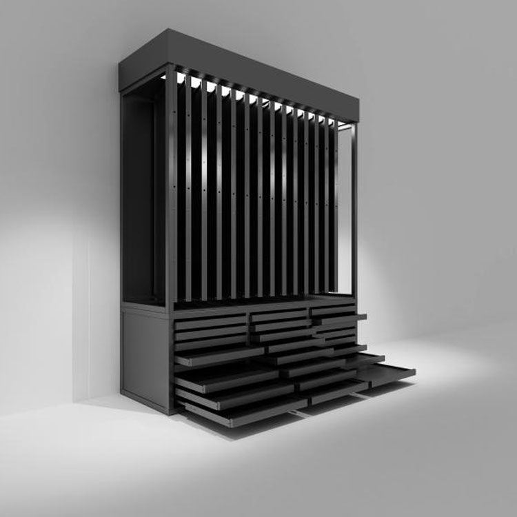 How Does a Metal Siding Vertical Ceramic Display Rack Shelf Enhance the Organization of Ceramic Collections