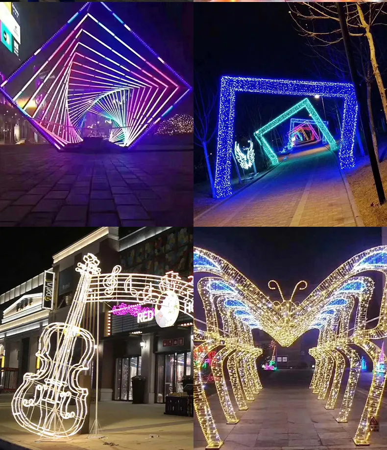 3D Acrylic Angel Sounding Trumpet for Theme Park Hotel Shopping Mall Hall