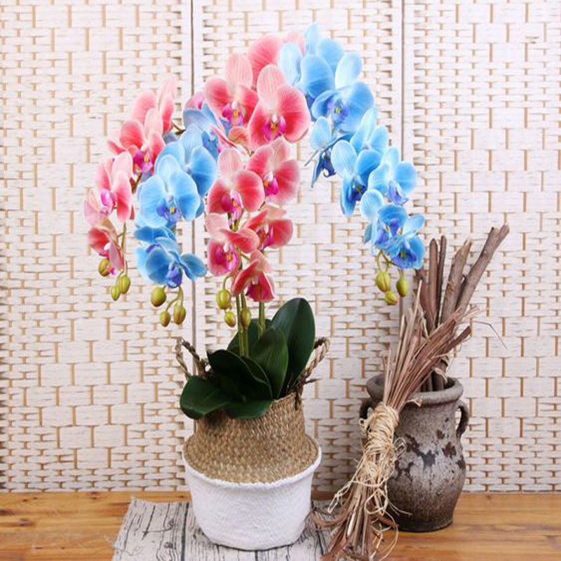 3D Printed Artificial Flowers Phalaenopsis Fake Wedding Flowers Butterfly Orchid Flower