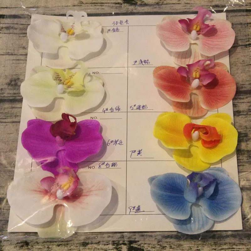 3D Printed Artificial Flowers Phalaenopsis Fake Wedding Flowers Butterfly Orchid Flower