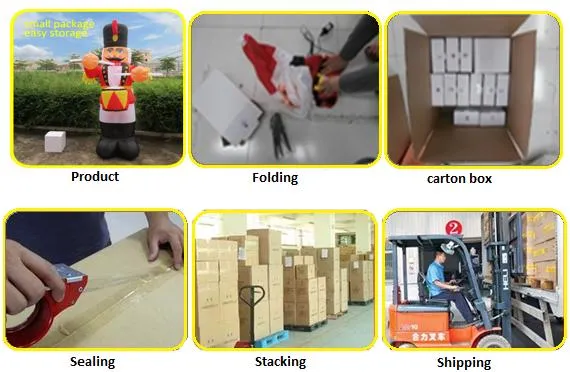 4FT Halloween Pumpkin Double-Layer with Wizard Hat Inflatable LED Yard Decoration