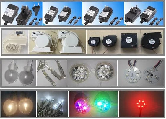 4FT Halloween Pumpkin Double-Layer with Wizard Hat Inflatable LED Yard Decoration