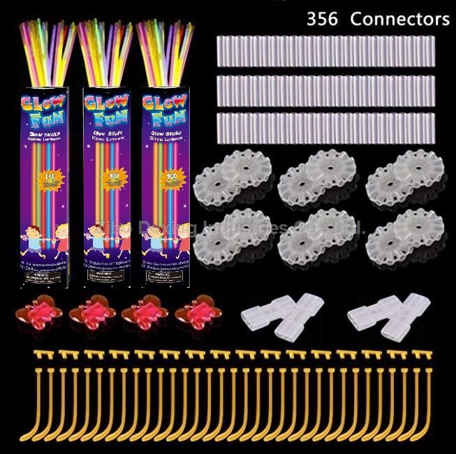 656PCS Party Pack Glow Sticks In The Dark