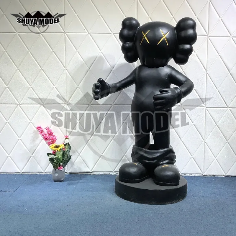 7" 18.5cm Prototype Kaws Original Fake Companion Model Art Cartoon Character Home Decoration