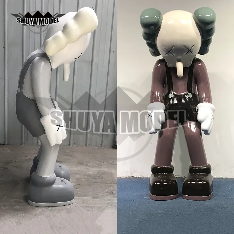 7" 18.5cm Prototype Kaws Original Fake Companion Model Art Cartoon Character Home Decoration