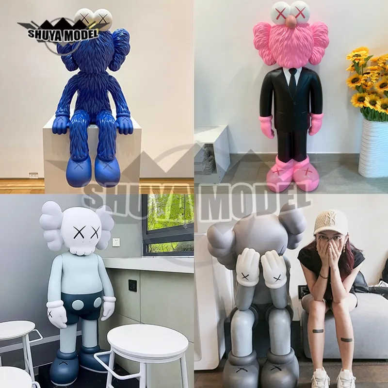 7" 18.5cm Prototype Kaws Original Fake Companion Model Art Cartoon Character Home Decoration