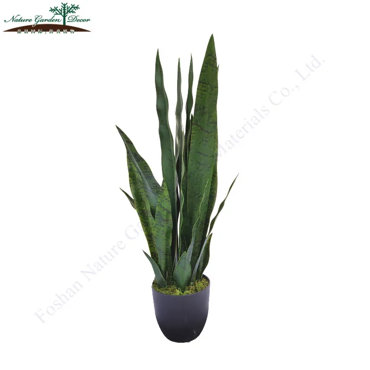 70cm Fake Snake Tree with Pot Tropical Sansevieria Plant Artificial Plant