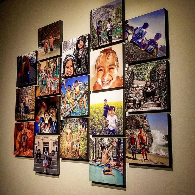 8X8/12 Picture Wall Decor Restickable Plastic Handmade Photo Frame