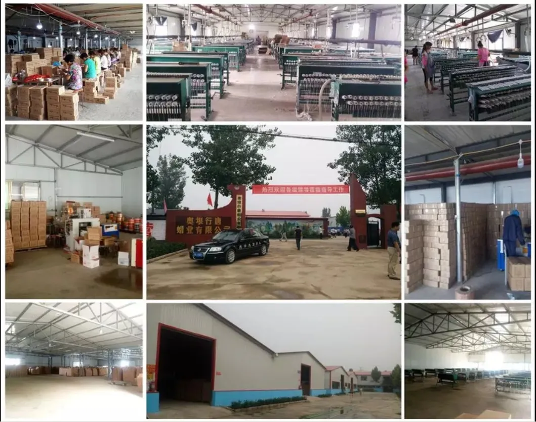 Africa Market 35g 19cm Paraffin Wax White Long Taper Candle