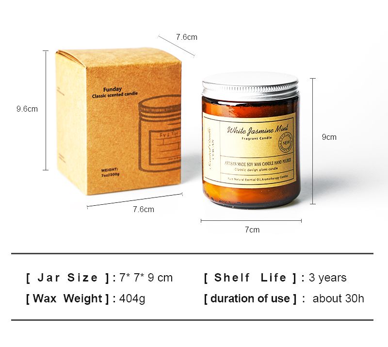 Amazon Hot Sale Scented Candle Balance Harmony (water lily pear) Frosted Glass Candle Jar Scented Candles in Bulk