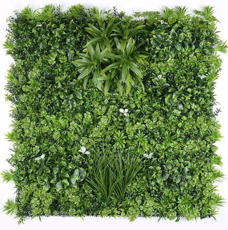 Anti UV Protected Artificial Boxwood Plant Privacy Fern Vertical Garden Green Wall Hedge