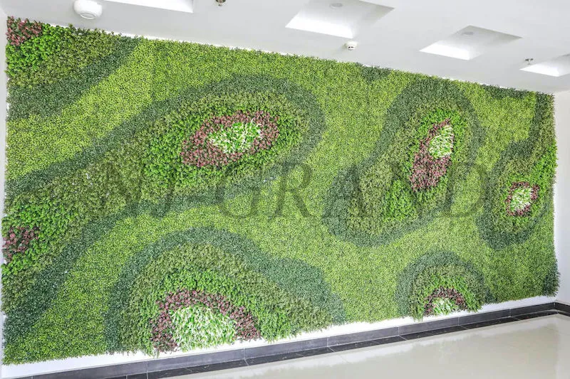 Artificial Hedge Panel/Artificial Plastic Plant Bayberry Vertical Garden /Hedge Mat/Tile/Panel/Hedge