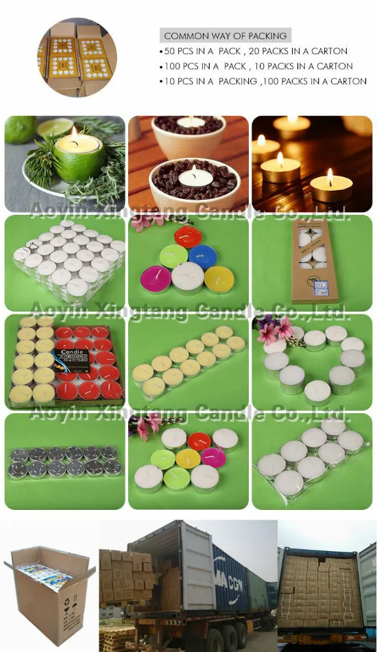 Australia Decoration Wholesale Scented Votive Candles Tea Lights