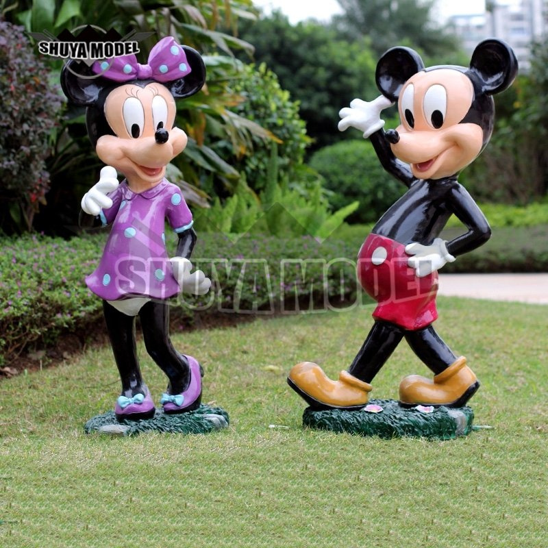 Beautiful High Quality Unique Design Resin Mickey Mouse Statue for Sale