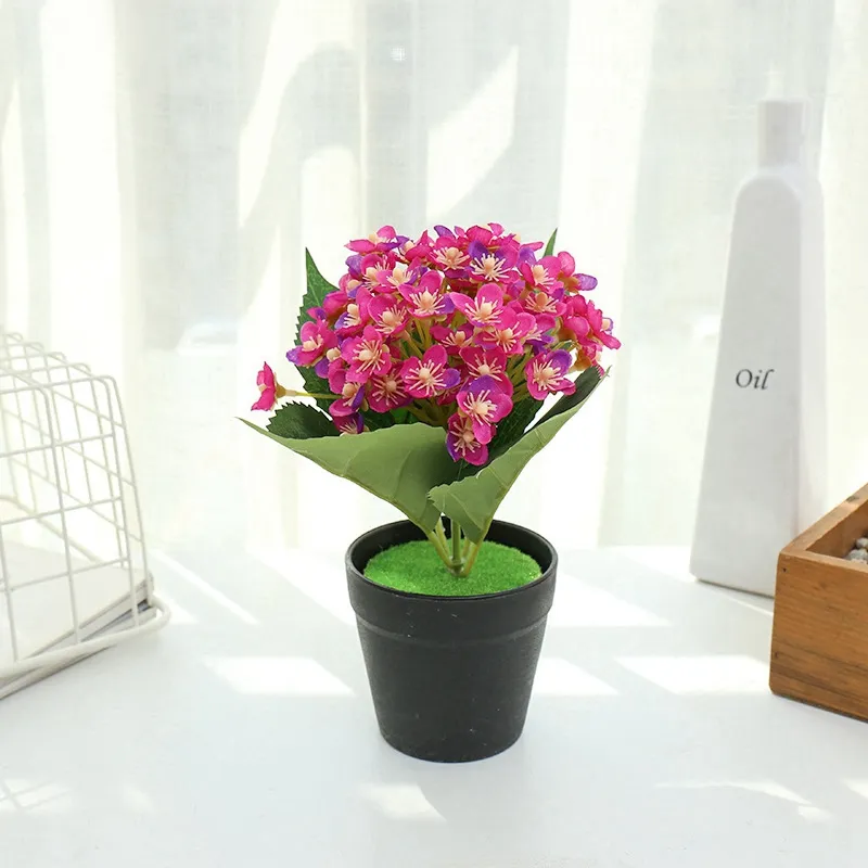 Beautiful in Colors Decorative Artificial Flower Silk Artificial Hydrangea
