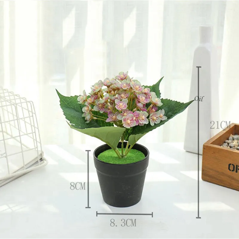Beautiful in Colors Decorative Artificial Flower Silk Artificial Hydrangea