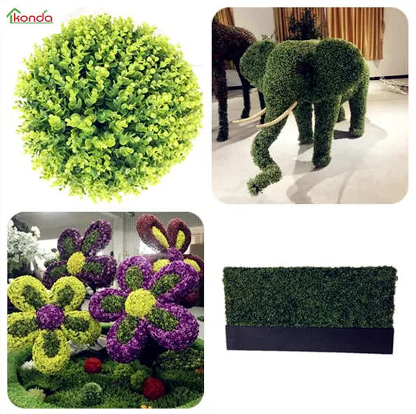 Boxwood Topiary Tree with Willow Sticks Home Garden Decoration