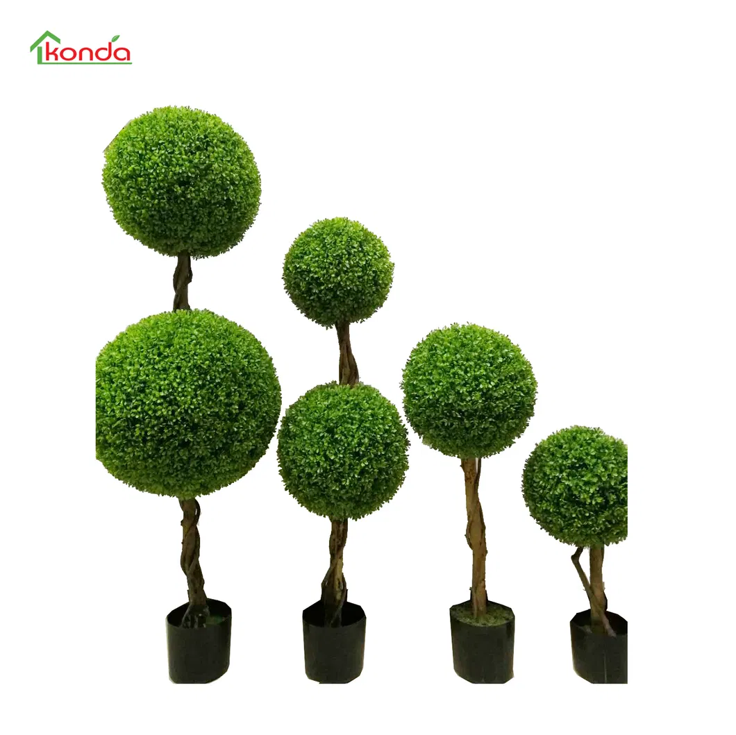 Boxwood Topiary Tree with Willow Sticks Home Garden Decoration