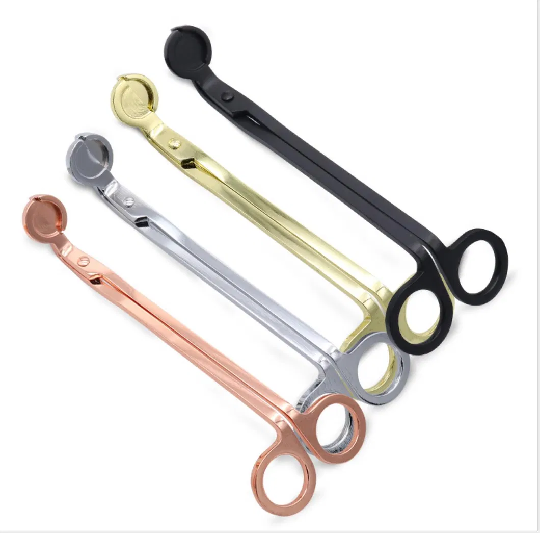 Candle Trimmer Scissors Novelty Stainless Steel Candle Wick Trimmer Scissors Material Stainless Steel Customer Logo