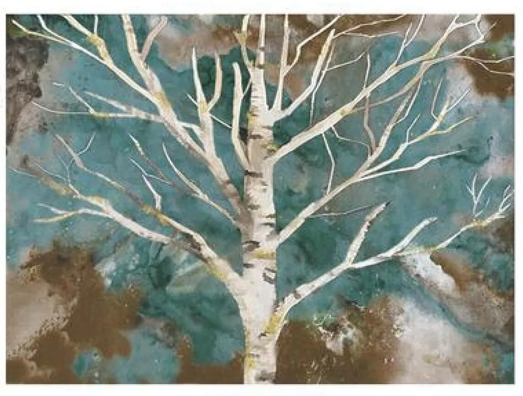 Canvas Art. Gold Apple Trees Oil Paintings for Home Decoration. Ol-200701 Size 36X36 Inch