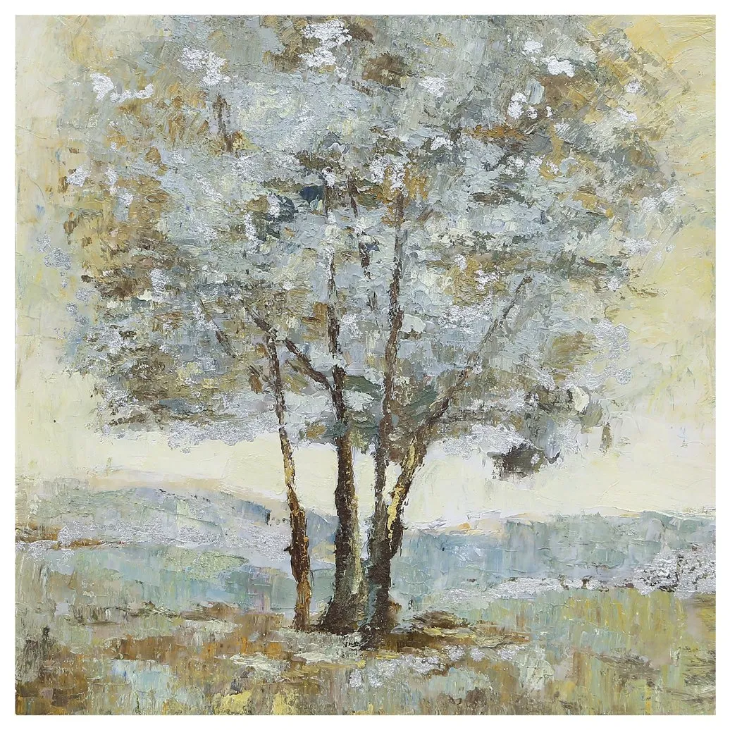 Canvas Art. Gold Apple Trees Oil Paintings for Home Decoration. Ol-200701 Size 36X36 Inch