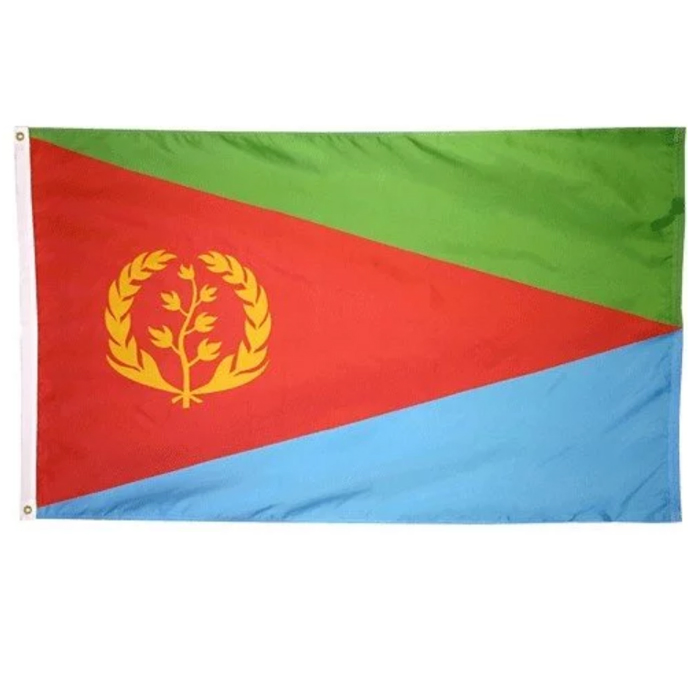 Cheap 100d Polyester 3X5FT 150X90cm Digital Printing Custom Country Eritrea Eritrean Flags