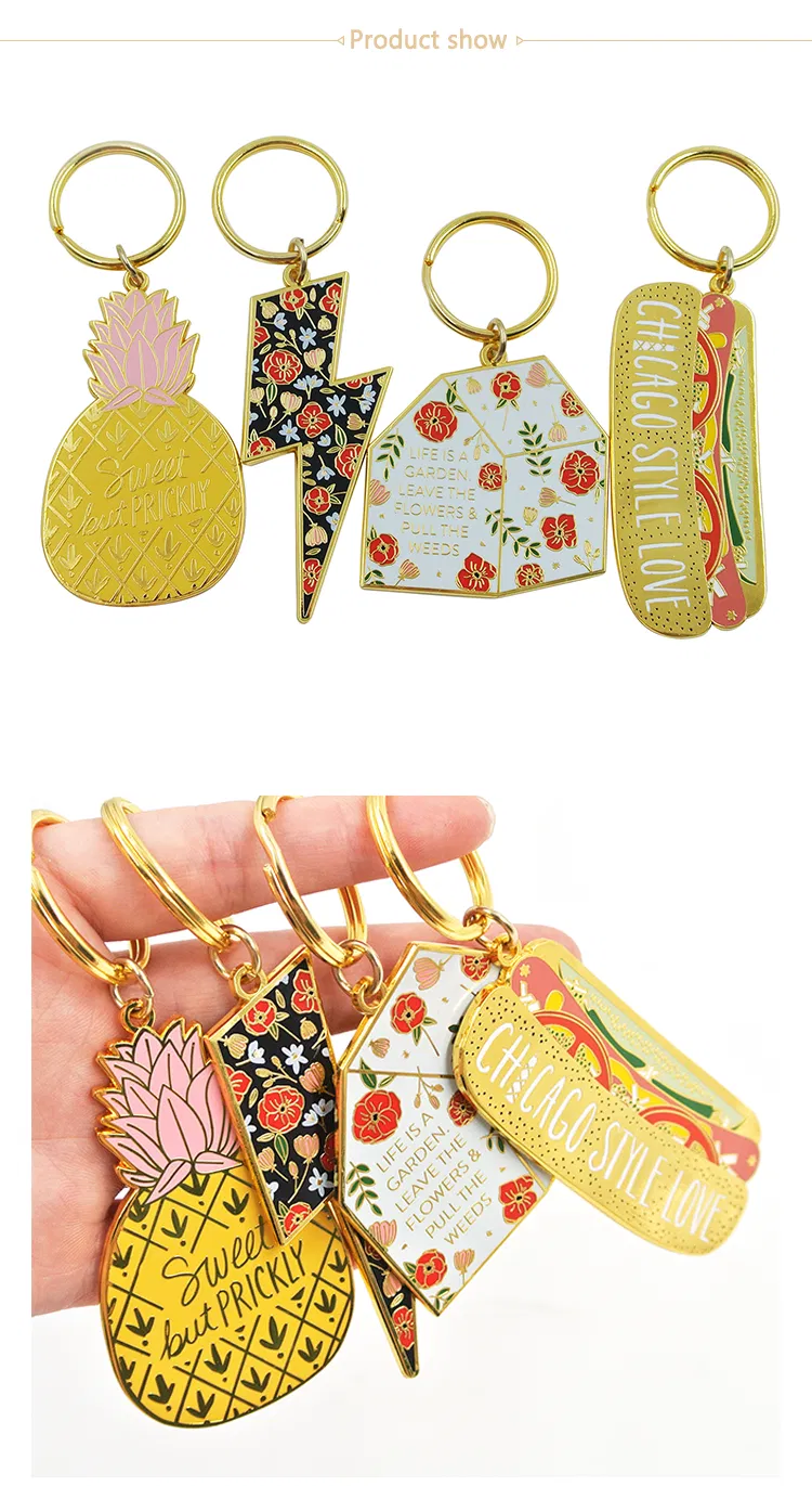 Cheap personalized OEM kpop design promotional souvenir metal keychain