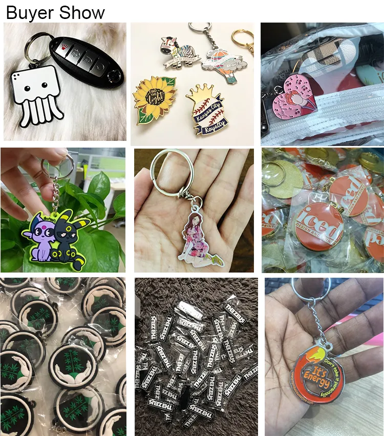 Cheap personalized OEM kpop design promotional souvenir metal keychain