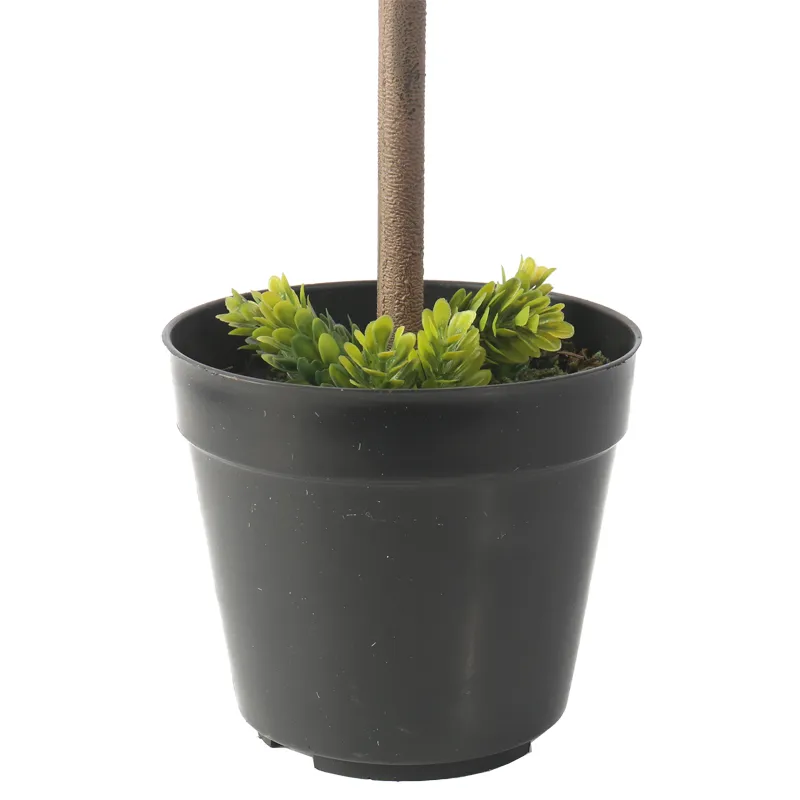 China Supplier Home Decor Boxwood Bonsai Tree for Outdoor Garden Artificial Grass Ball Potted Topiary Plant Greenery for Indoor